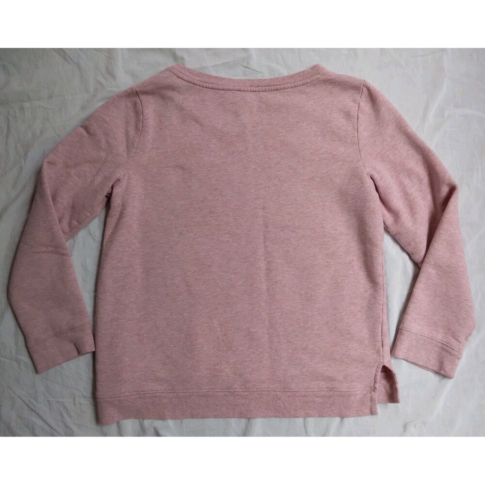 Talbots Pink Snowflake Sweatshirt Cozy Cabincore Ski Lodge Women's Size M - Picture 8 of 10